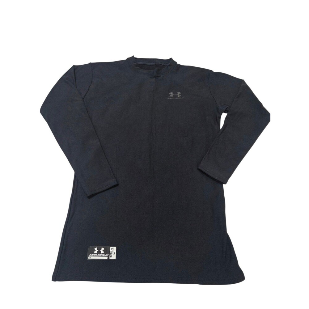 Under Armour Tactical Long Sleeve Base Layer Crewneck Navy Women's XL Warm A32